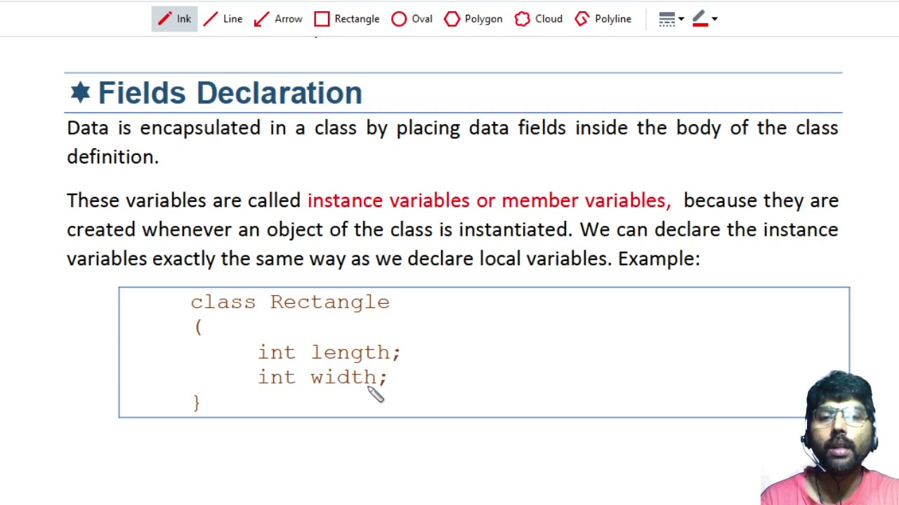 Fields Declaration