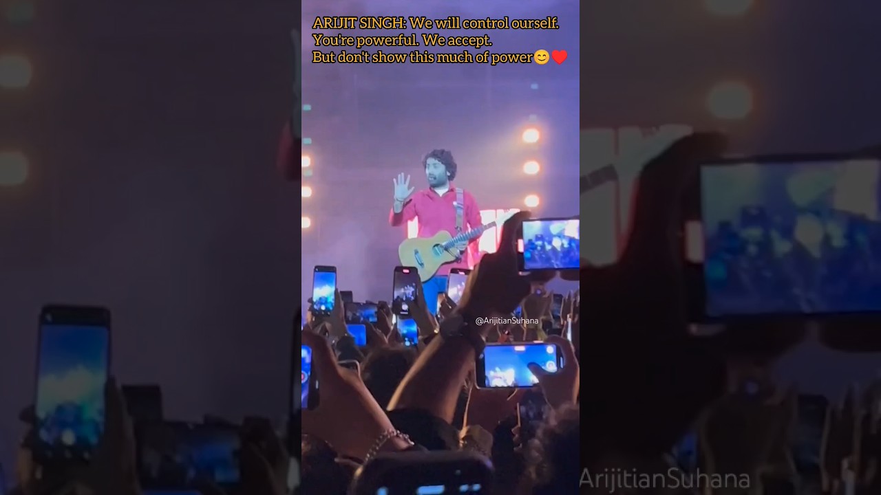 We Will Control Ourself : Arijit Singh to His Fans&hearts;️😊 | Guwahati Concert 2023