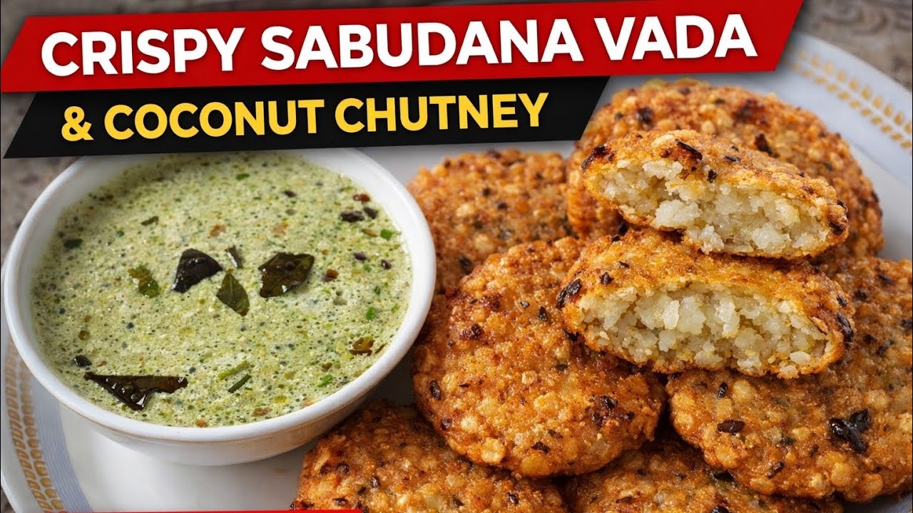 Crispy And Crunchy Shabudana Vada Recipe | Na Futnewala Shabudana Vada |