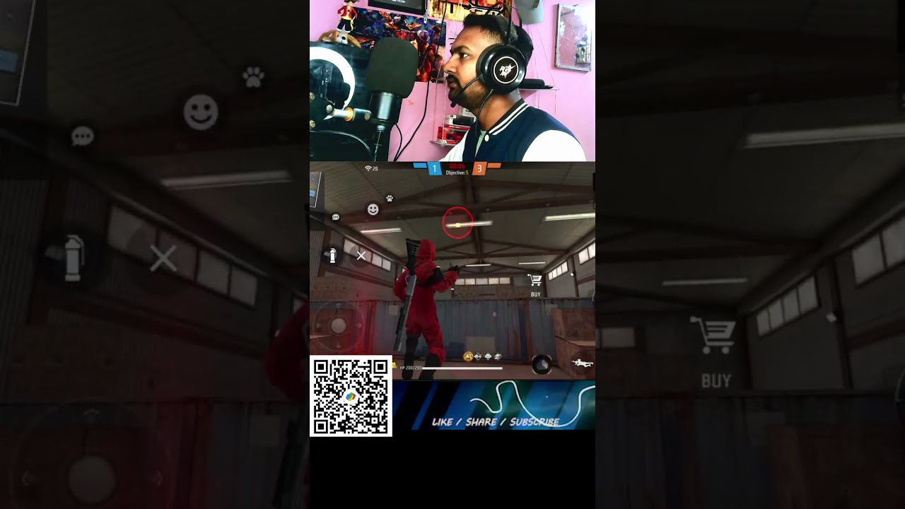 Aaj Karenge Rank Push Free Fire Live Me 😍 #shorts #shortsfeed