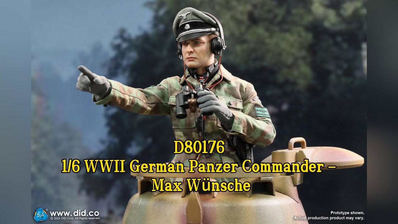 Unboxing video of D80176, 1/6 WWII German Panzer Commander - Max Wünsche