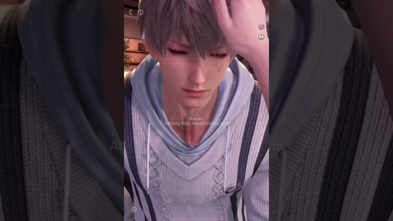 Xavier | Affinity 100 | Head Interaction | Love and Deepspace