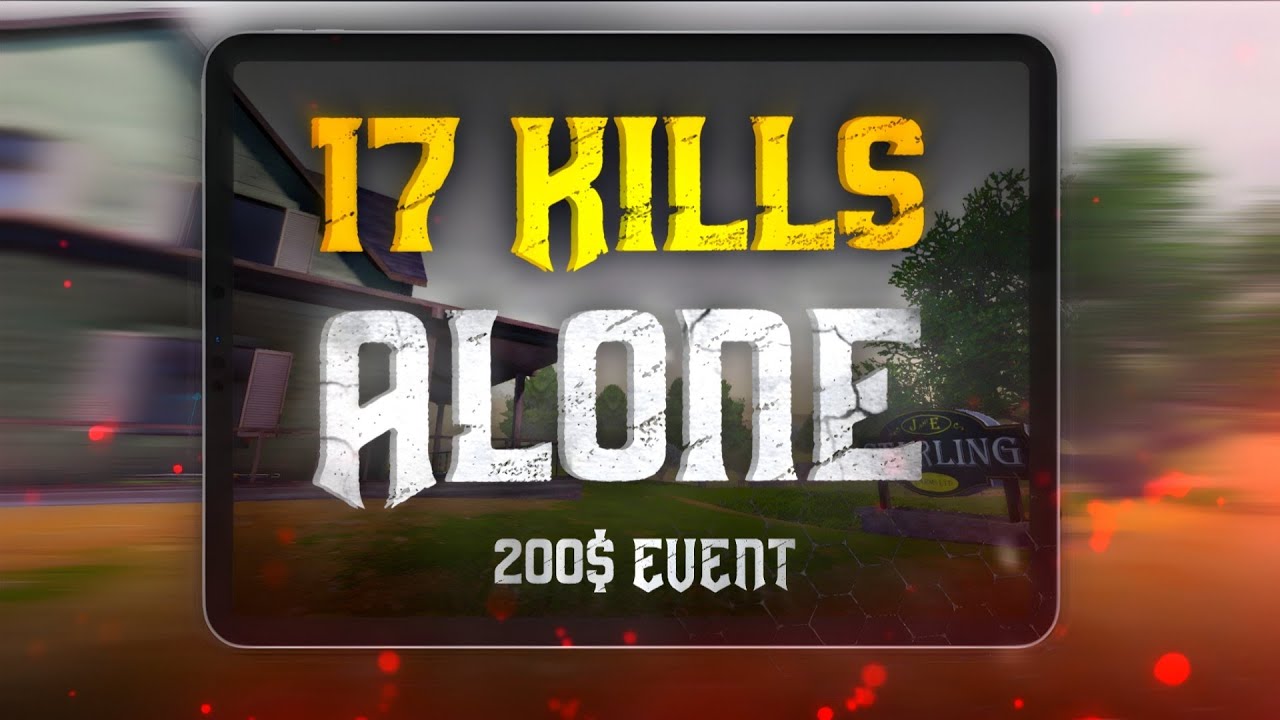 17 KILLS ALONE in 200$ Event | CODM
