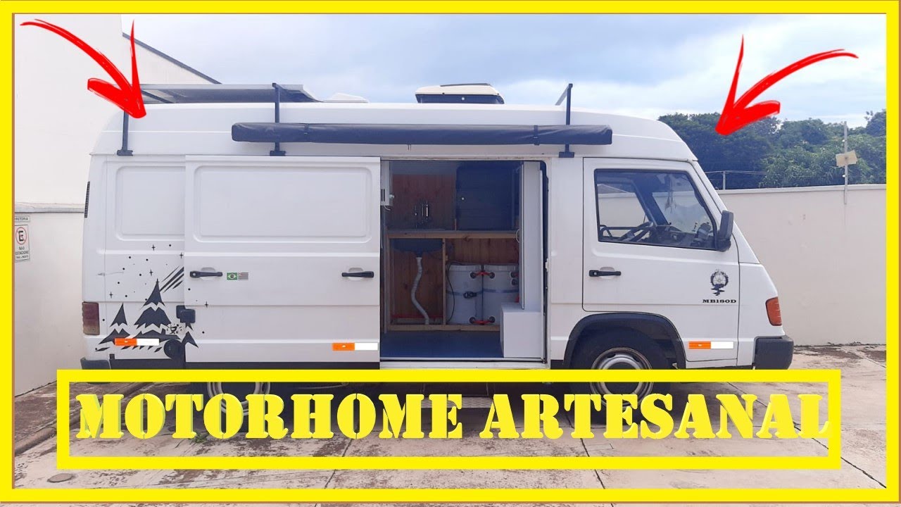 Motorhome feito em uma Mercedes MB 180. Segue a dica!!!