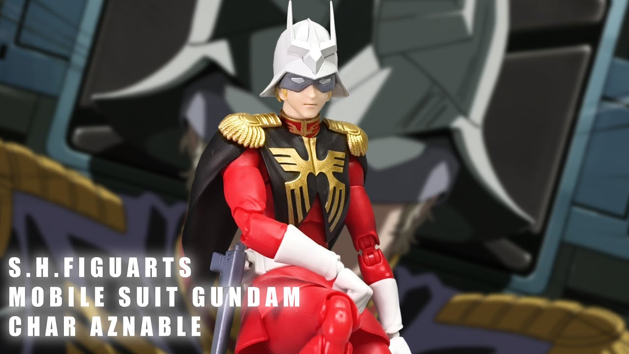 ОБЗОР SHF: S.H.Figuarts Char Aznable - Mobile Suit Gundam | SHF | Распаковка