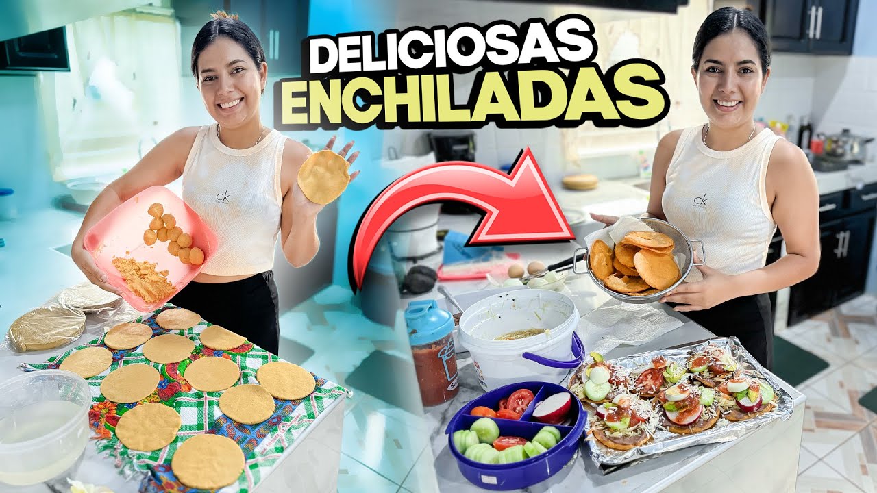 HACIENDO RICAS ENCHILADAS PARA LOS DESEOS 😋😋
