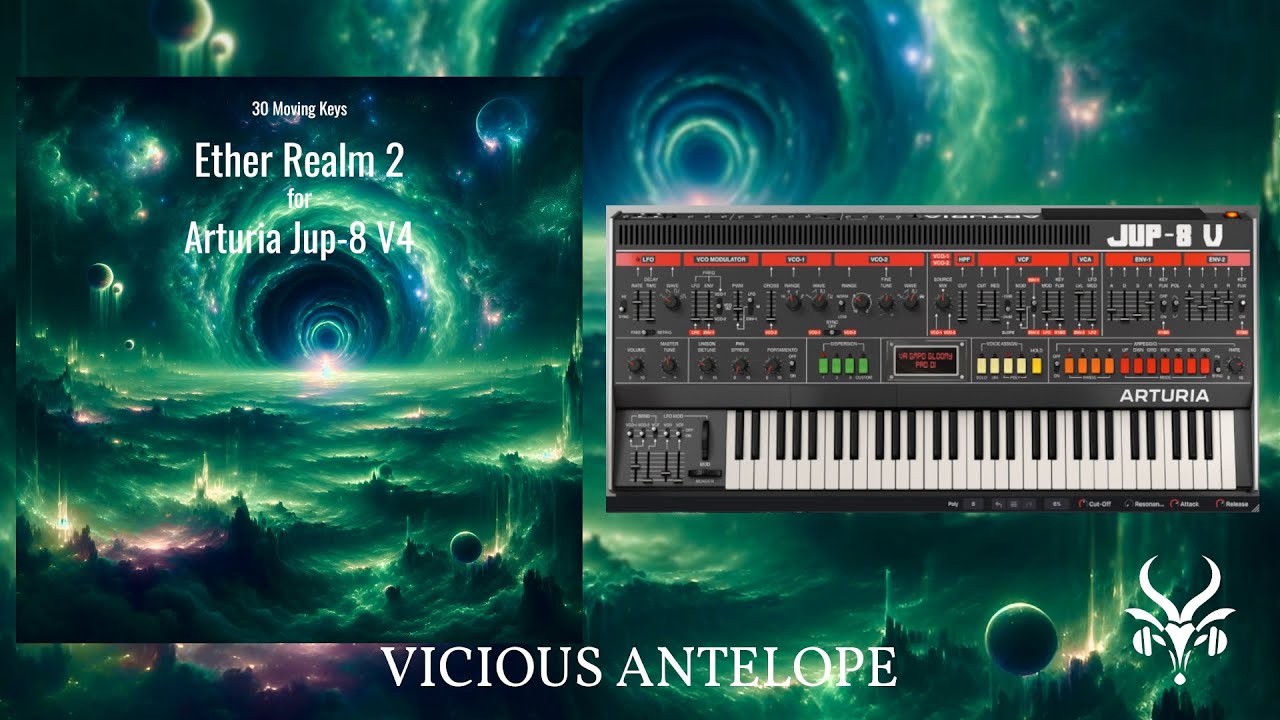 Arturia Jup-8 V4 Presets | Vicious Antelope Ether Realm 2 | Vintage Cinematic & Sci-Fi Sounds