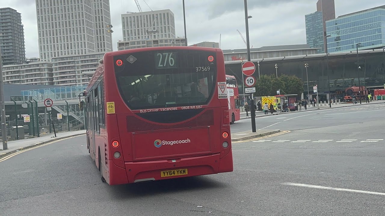 London’s Buses in Action at Stratford Bus Station on 10 October  2024