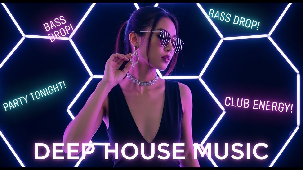 Deep House Music Night Ride 🚀 Deep Grooves and Neon Lights Mood