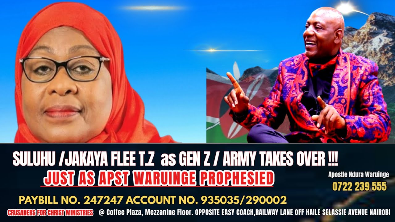 GEN Zs TAKES OVER TANZANIA AS Apst Ndura Waruinge PROPHECIED Apostle Ndura Waruinge | Bethel Clouds