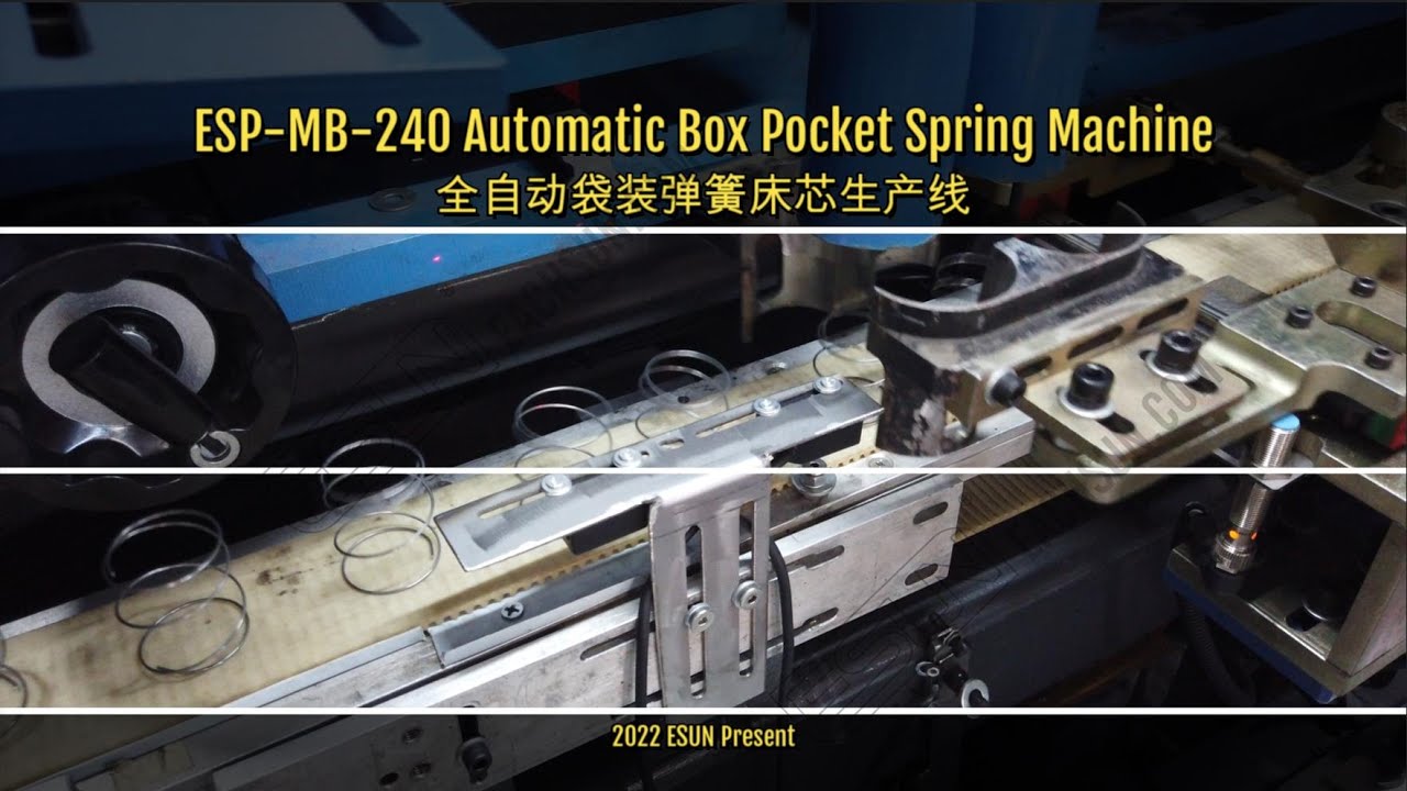 ESP-MB-240 Automatic Box Pocket Spring Machine