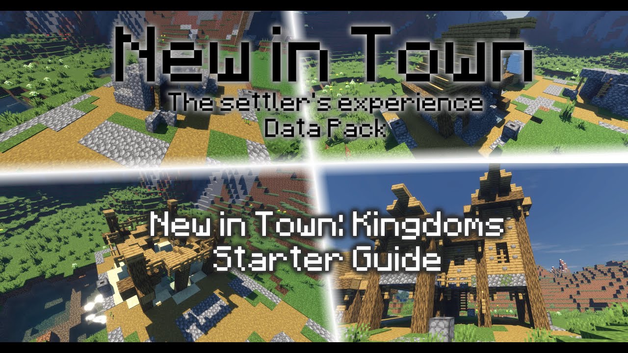 Guide to New in Town: Kingdoms | Minecraft Data Pack Part 1