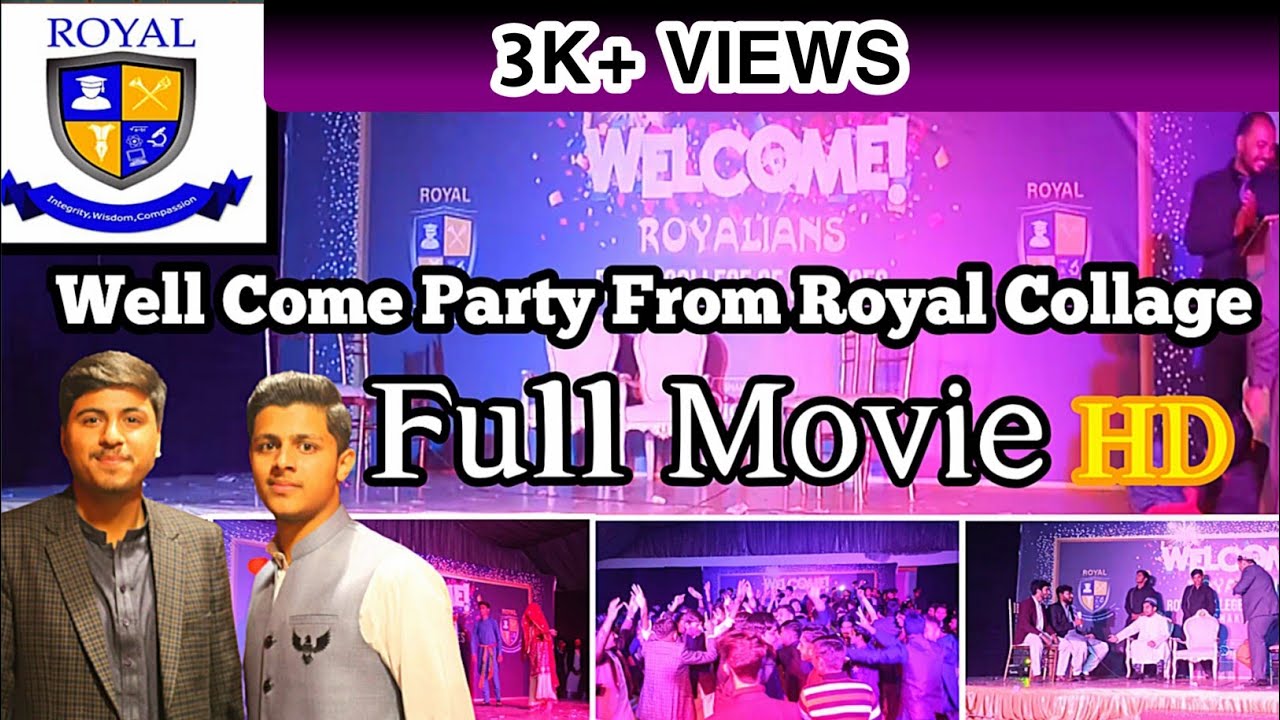 Welcome party from royal collage of sciences Chakwal Pakistan || Vlog#26 || Z.A.F Chakwalianz