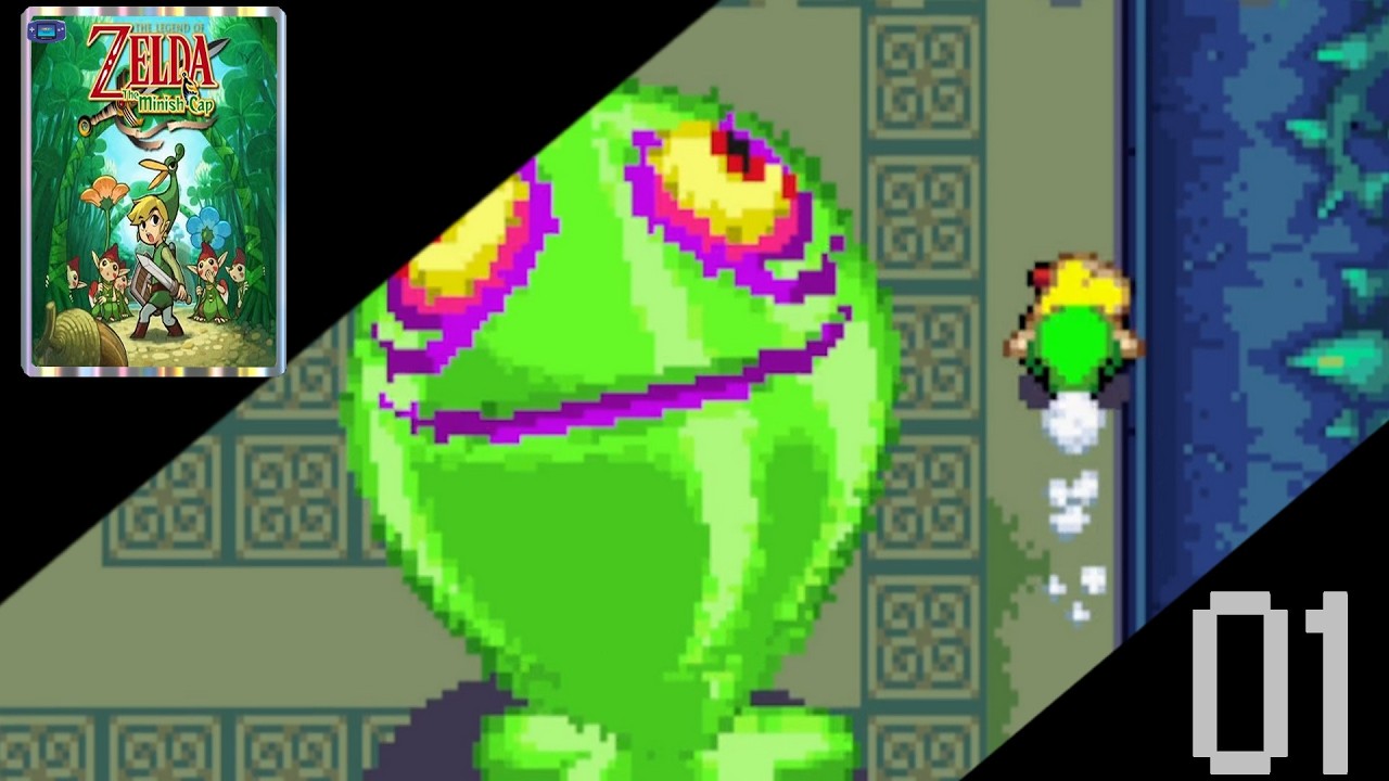 RETRO RUN 100 Jeu n°4  Legend of Zelda Minish Cap sur GBA Partie 1