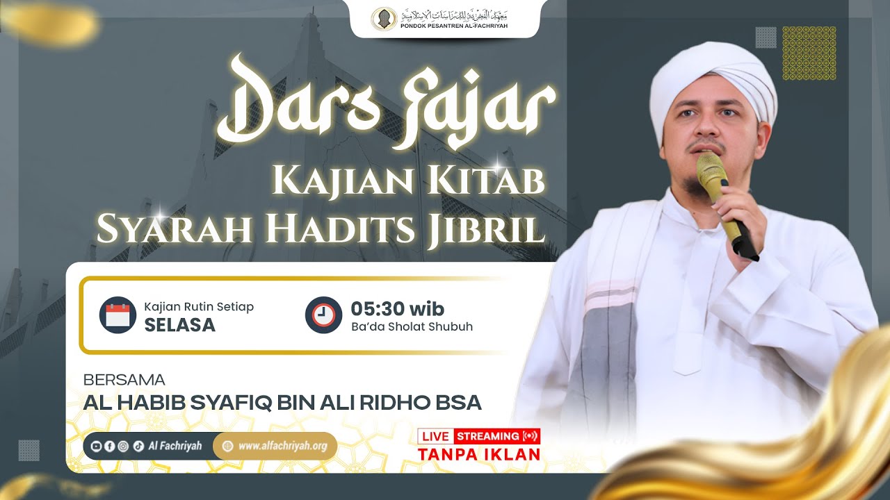 🔴LIVE Dars Fajr Bersama Habib Syafiq bin Ali Ridho BSA #39 | Selasa, 27 Januari 2026