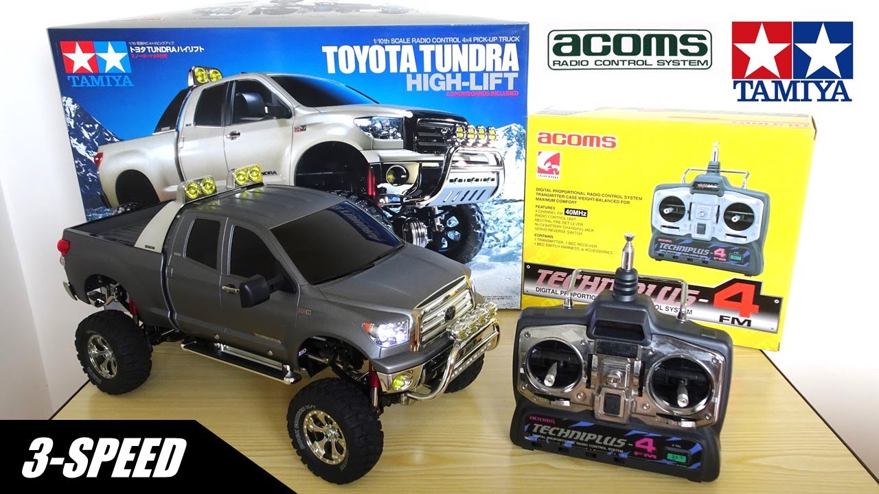 Tamiya Toyota Tundra High-Lift - Legendary 3-Speed 4x4 1:10 Scale RC Pick-Up Truck