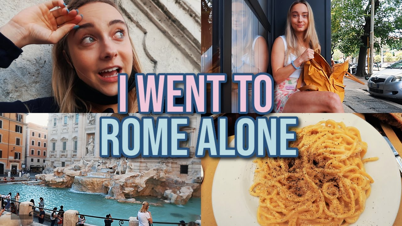 I TRAVELED TO ROME ALONE - Italy Vlog