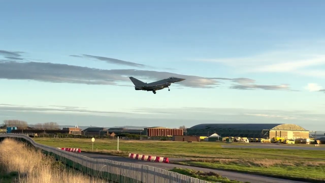 RAF Lossiemouth 1st & 3rd December 2020 , typhoons , P8s and a couple visiting hawks