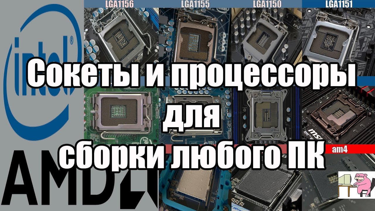 Сокеты и Процессоры для сборки любого ПК