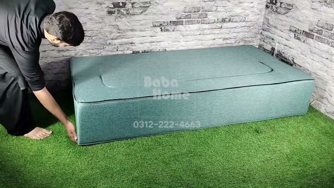 Sofa Cum Bed Foam [ Green ]  Sofa Bed | Tutorial | Master Molty Foam | Sleep Well | Jute | Jaycard