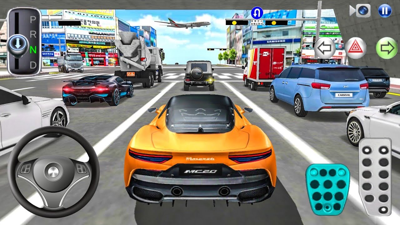 New Orange Maserati MC20 City Road Driving - 3D Driving Class 2026 - Driving Simulator Android Game