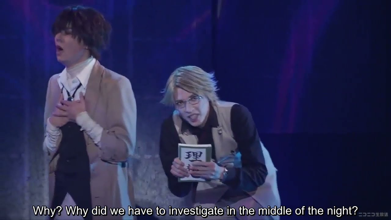 Dazai scares Kunikida- BSD Stage Dazai Osamu's Entrance Exam (English Subs)
