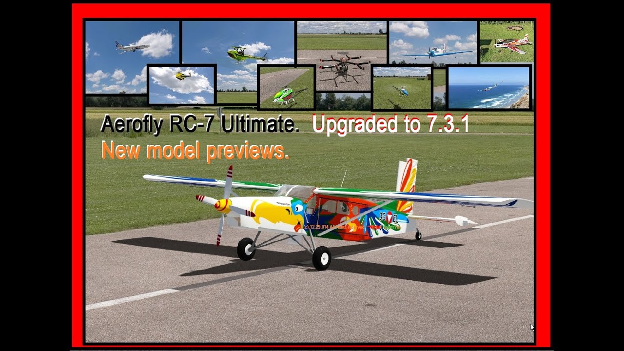 Aerofly RC-7 Ultimate’s Free Update 7.3.1 with new models previewed by NightFlyyer.