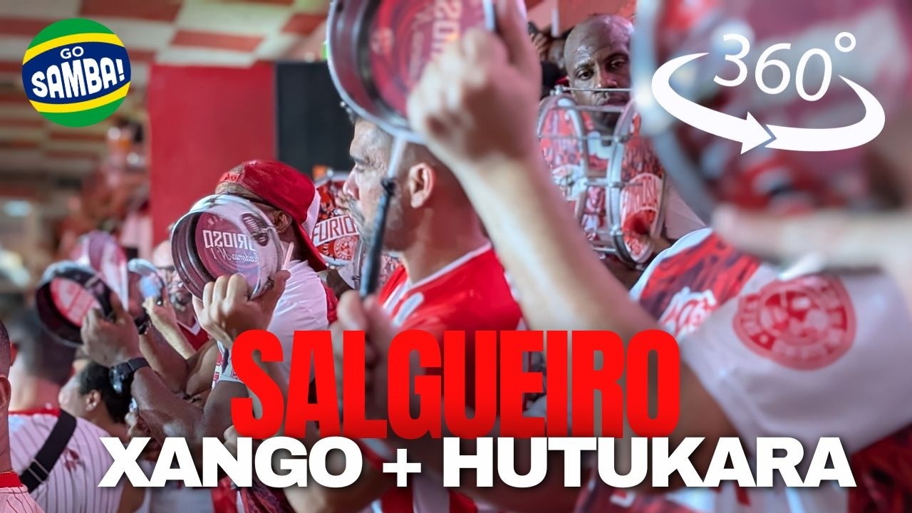 Repique de bossa, atabaque, bells play Xangô and Hutukara better audio! 360°