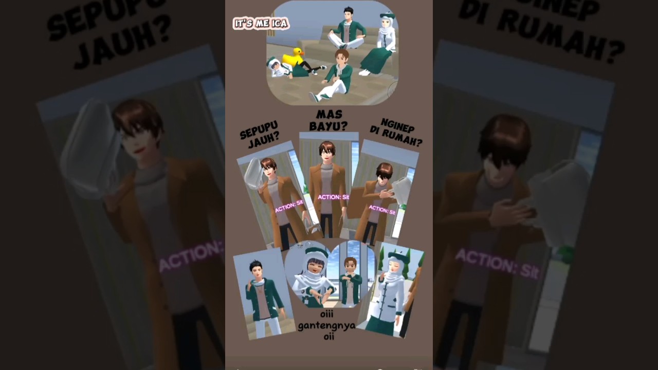 Part 2 \\ Beli takjil bareng om ganteng??🫨😩 #shorts #sakuraschoolsimulator #pakzay #ngabuburit #sss