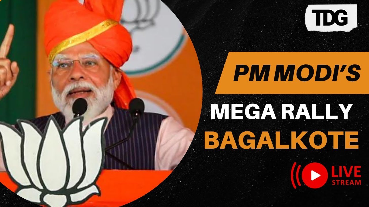 Live: PM Modi addresses public meeting in Bagalkote, Karnataka | Lok Sabha Election