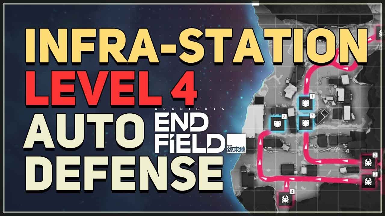 Infra-Station Level 4 Auto-Defense Early Warning Terminal Arknights Endfield