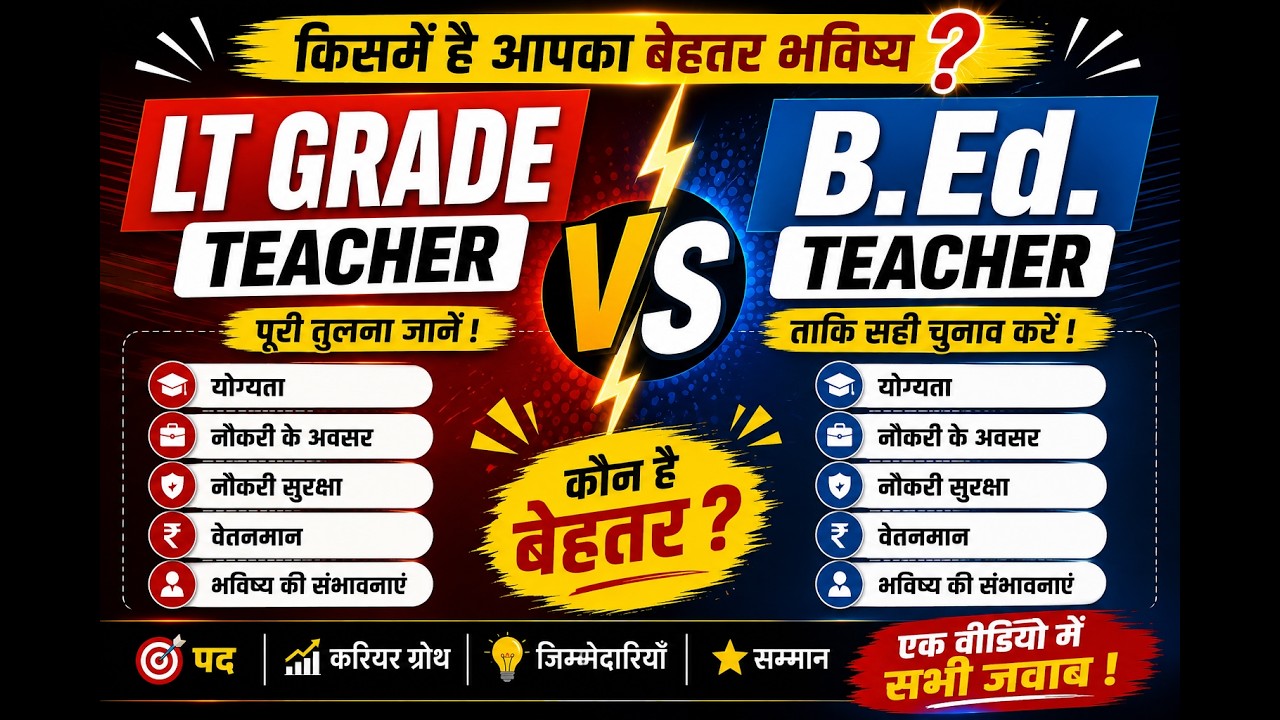 LT Grade Vs. B.Ed. Teacher