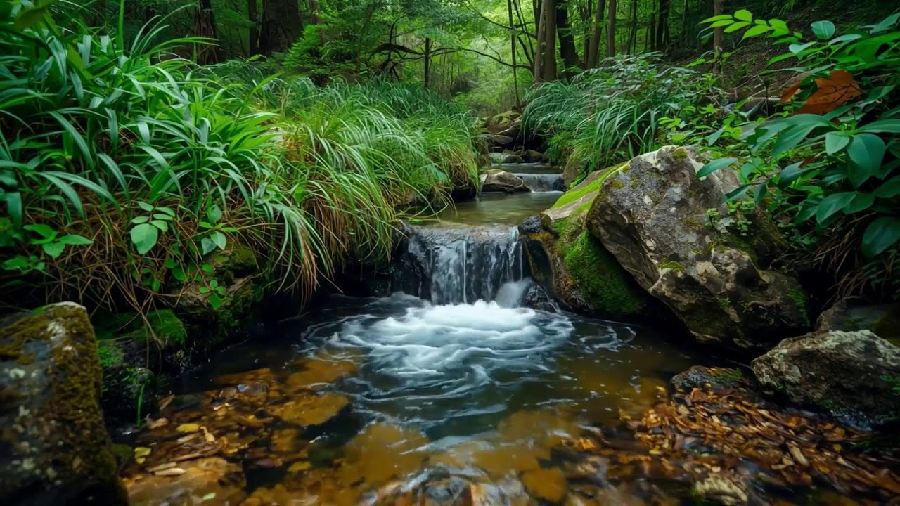 10 Hours of Nature Sounds 🌿 Deep Sleep Forest River