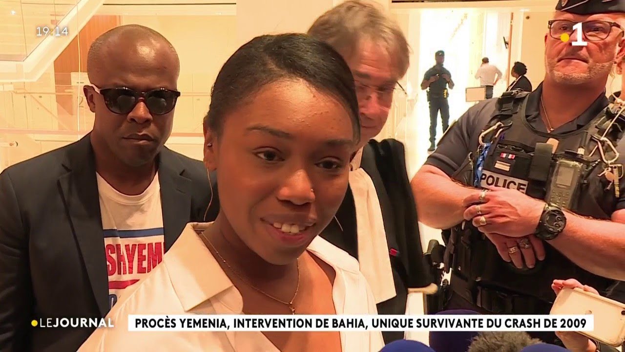 Procès Yéménia, intervention de Bahia, unique survivante du crash de 2009.