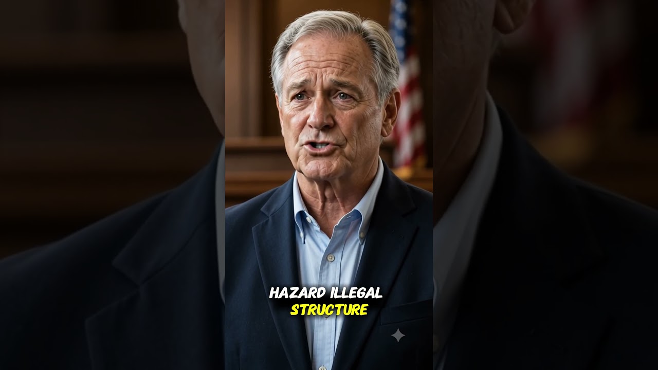 The county Tax His BBQ pavilion for 20 years #courtroom #court #courtroom #verdict