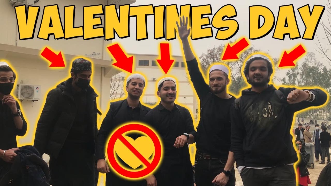 Celebrating Valentines Day in NUML University Islamabad