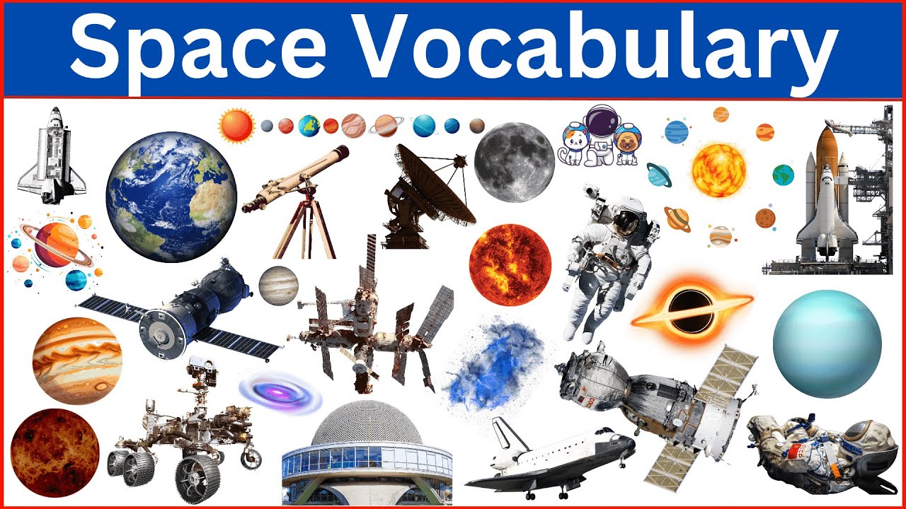 50 Must-Know Space Words! Learn Space Vocabulary🌠🚀