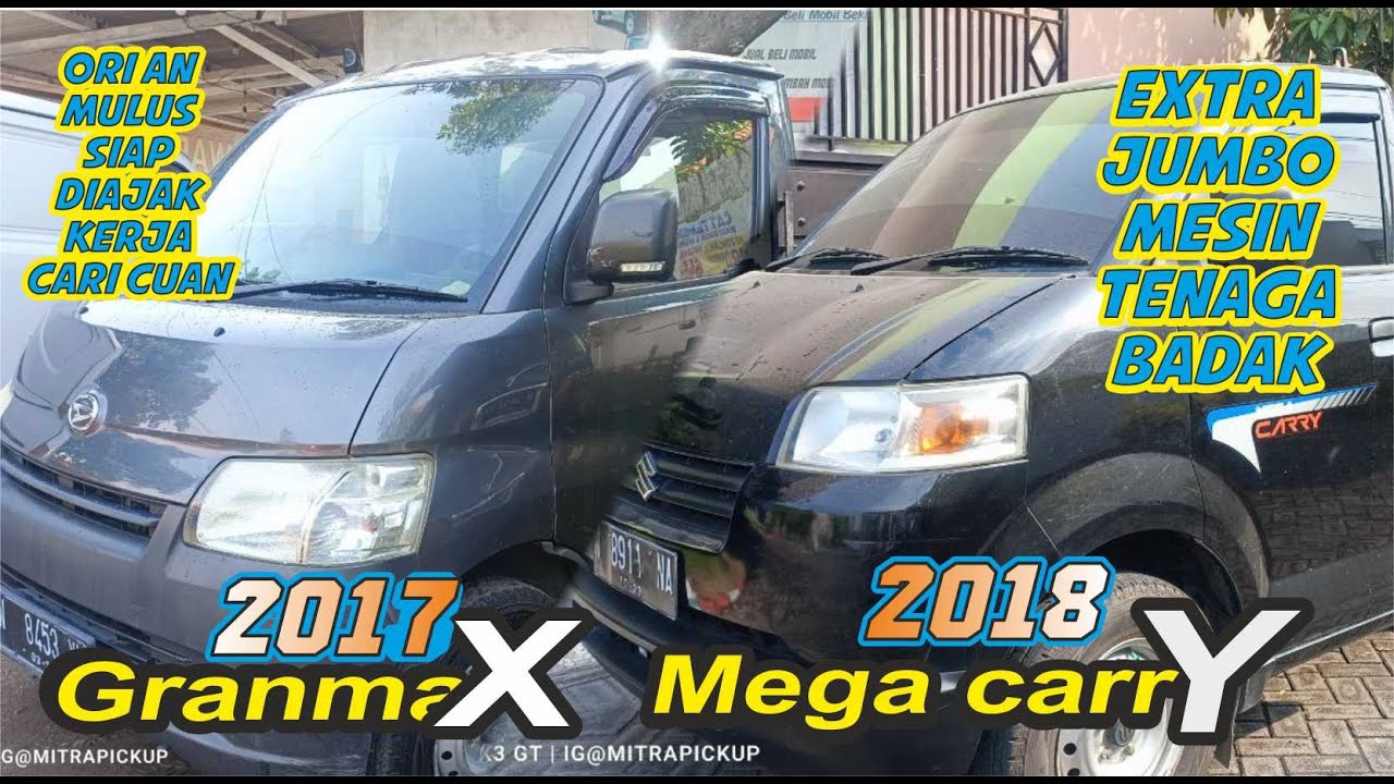 Beda tapi SAMA ‼Apv Mega Carry 🆚️ Gran Max Pick Up 1.5 ACPS ( Terjual )