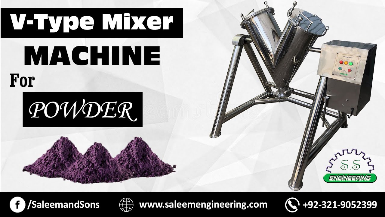 Unbelievable Results with This Unique Vee Mixer for Powder!