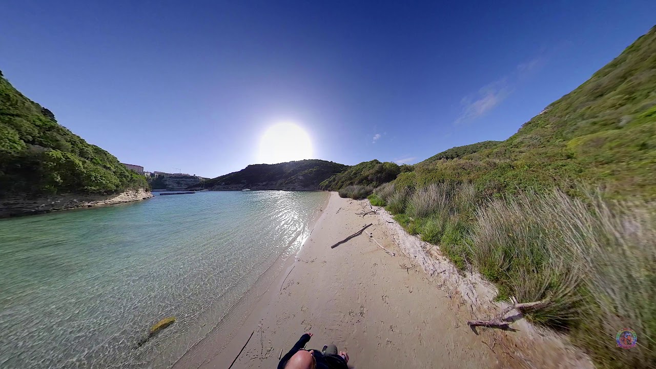Promenade &agrave; la calanque de la Catena &agrave; Bonifacio en Corse en timelapse #corsica #bonifacio #corse
