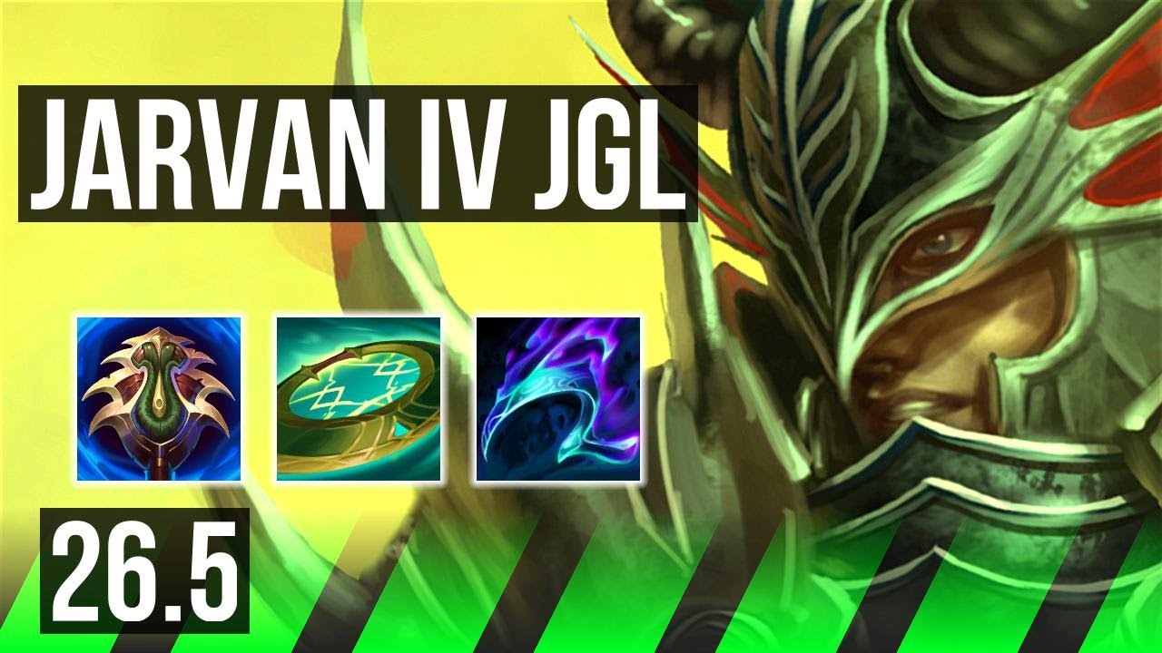 JARVAN IV vs KHA'ZIX (JGL) | Good KDA: 19/1/7 | EUW Master | 26.5