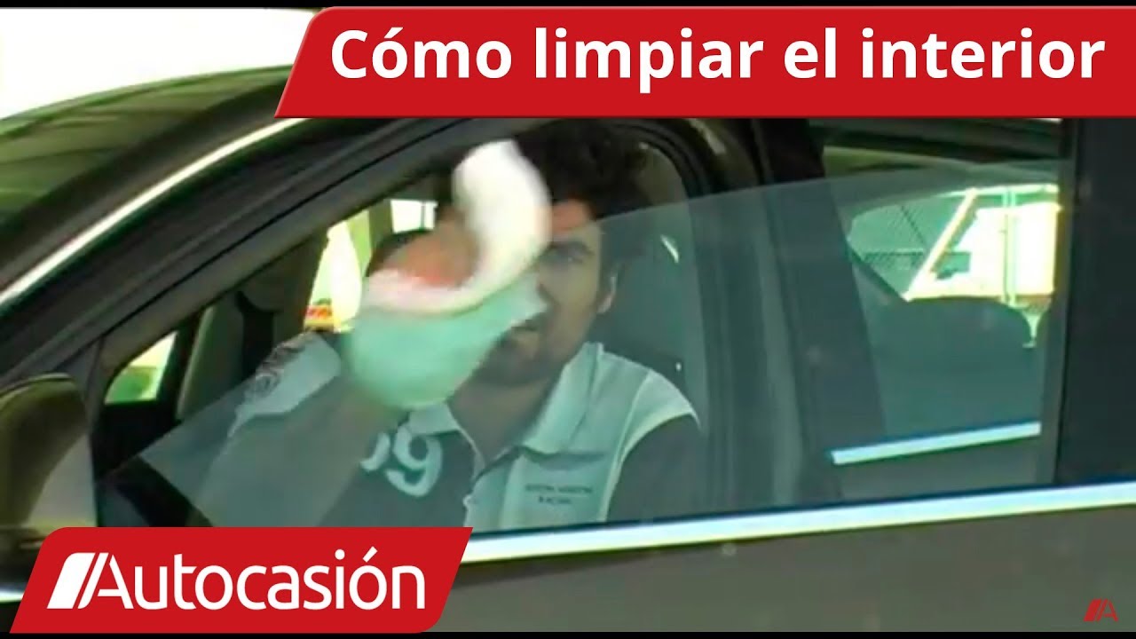 C&oacute;mo limpiar el interior del coche