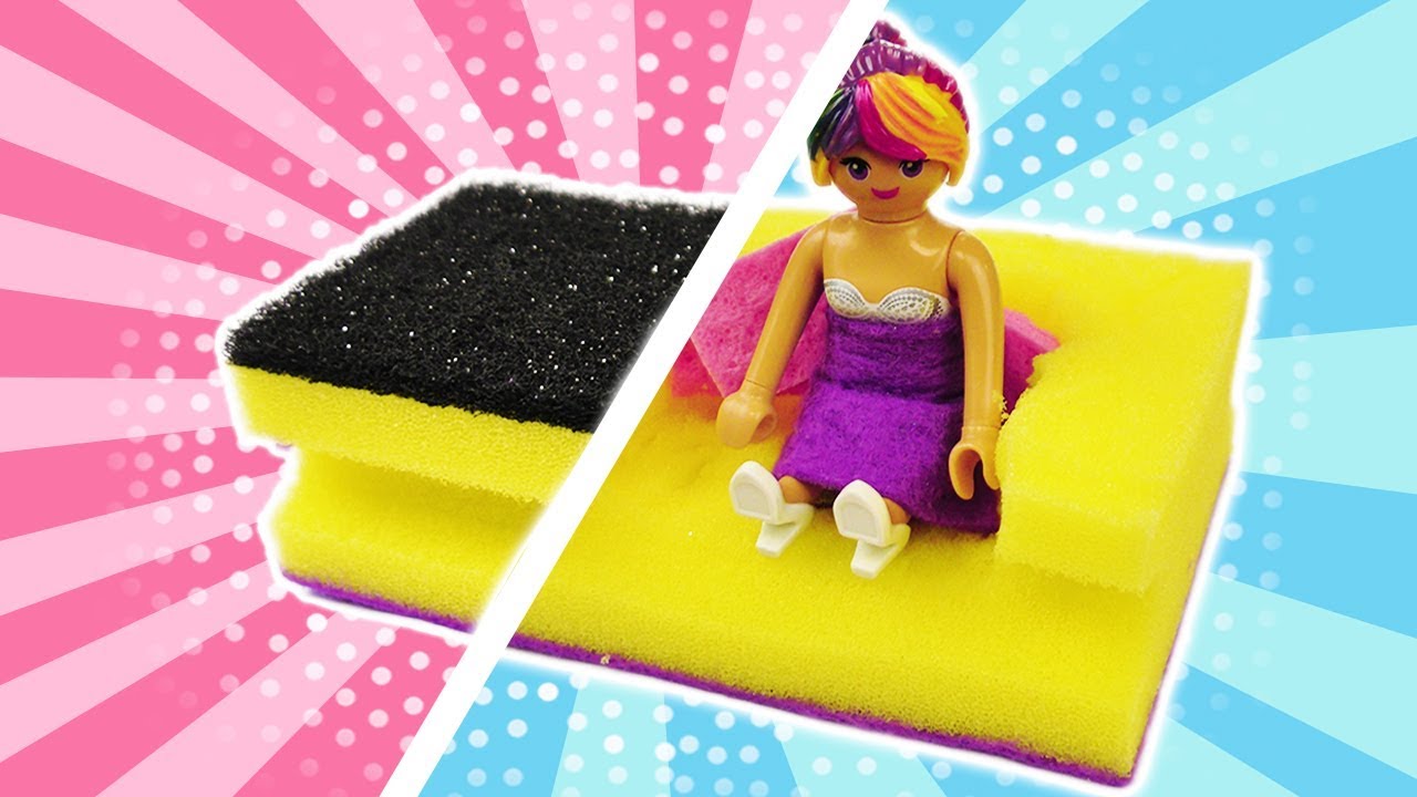 5 Playmobil DIYs mit Dingen die jeder zuhause hat | Playmobil Möbel & Kleidung selber machen