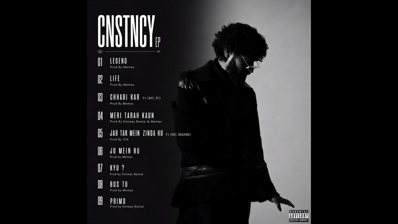 Emiway Bantai EP Consistency Track List Out