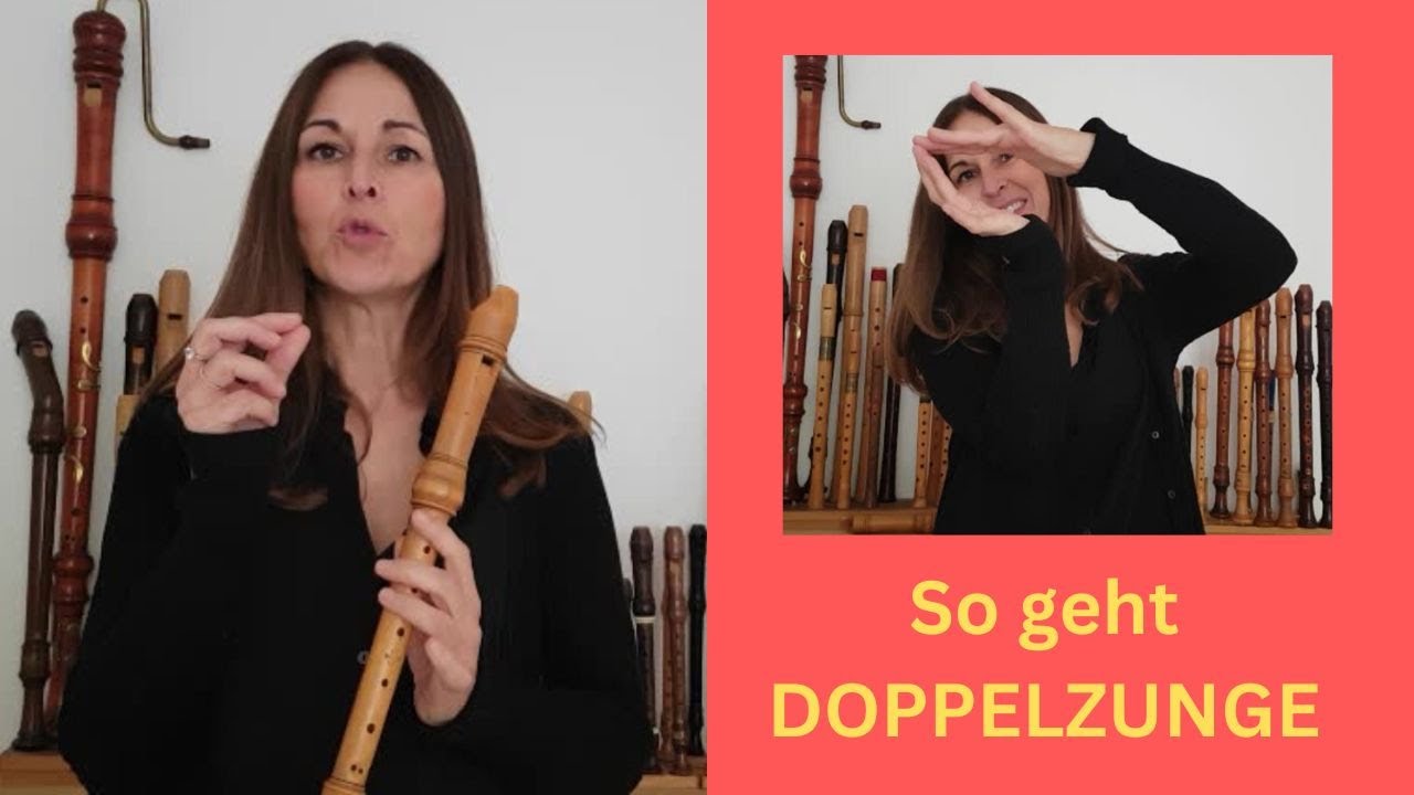 Двойное язычковое соединение простое объяснение | #verasblockflötenkanal