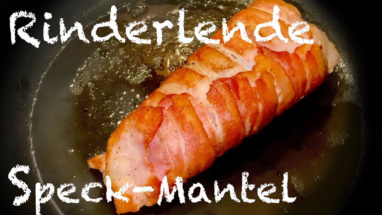 saftige Rinderlende im Speckmantel (Bacon) auf den Punkt garen schnell, einfach und lecker 😋