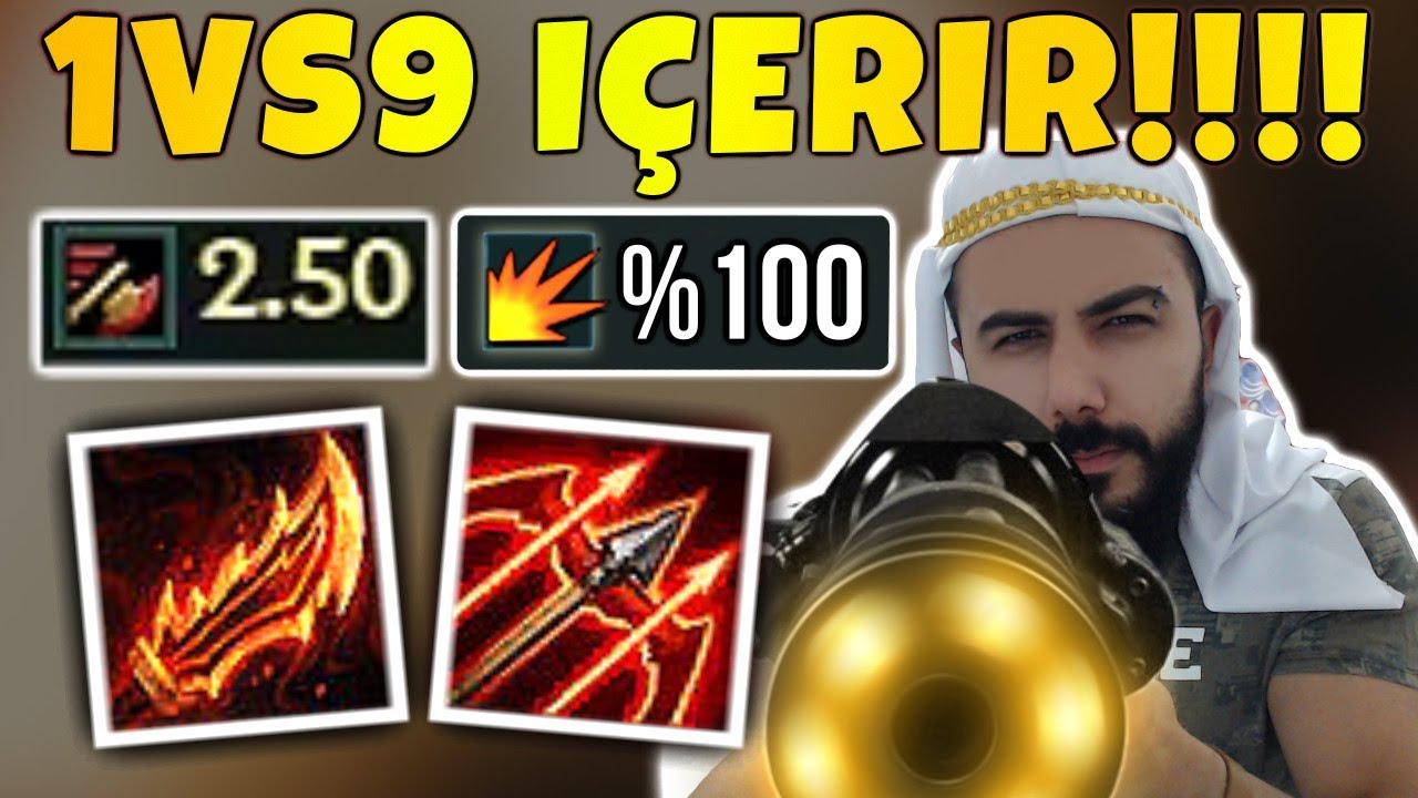 ADAMLARI 1V9 TARADIM!! MAX SALDIRI HIZI %100 KRİTİK LUCİAN MİD!! | KFCEatbox