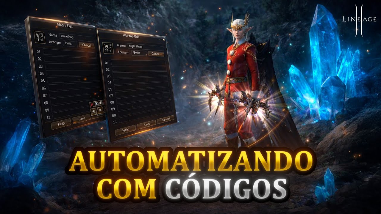 Todos os Comandos da Macro em Lineage 2