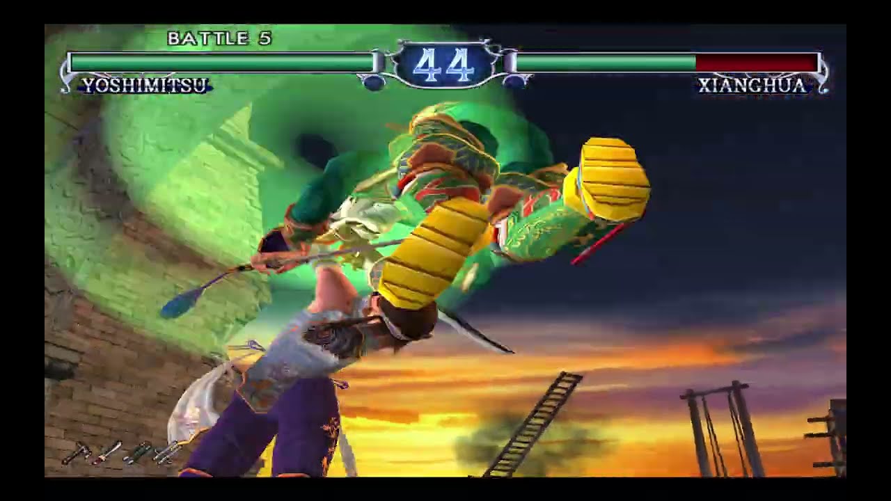 Soul Calibur 2 Survival No Recovery Yoshimitsu 61 Wins