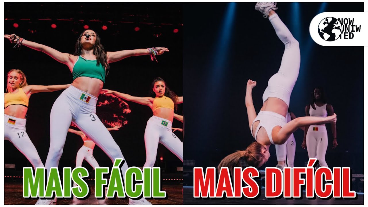 Da MAIS FÁCIL à MAIS DIFÍCIL COREOGRAFIAS DO NOW UNITED | TOP 21